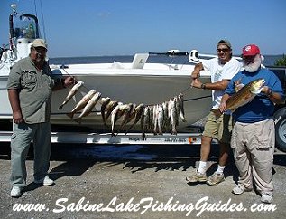 Sabine Lake fishing guides - Capt. Steve Davis